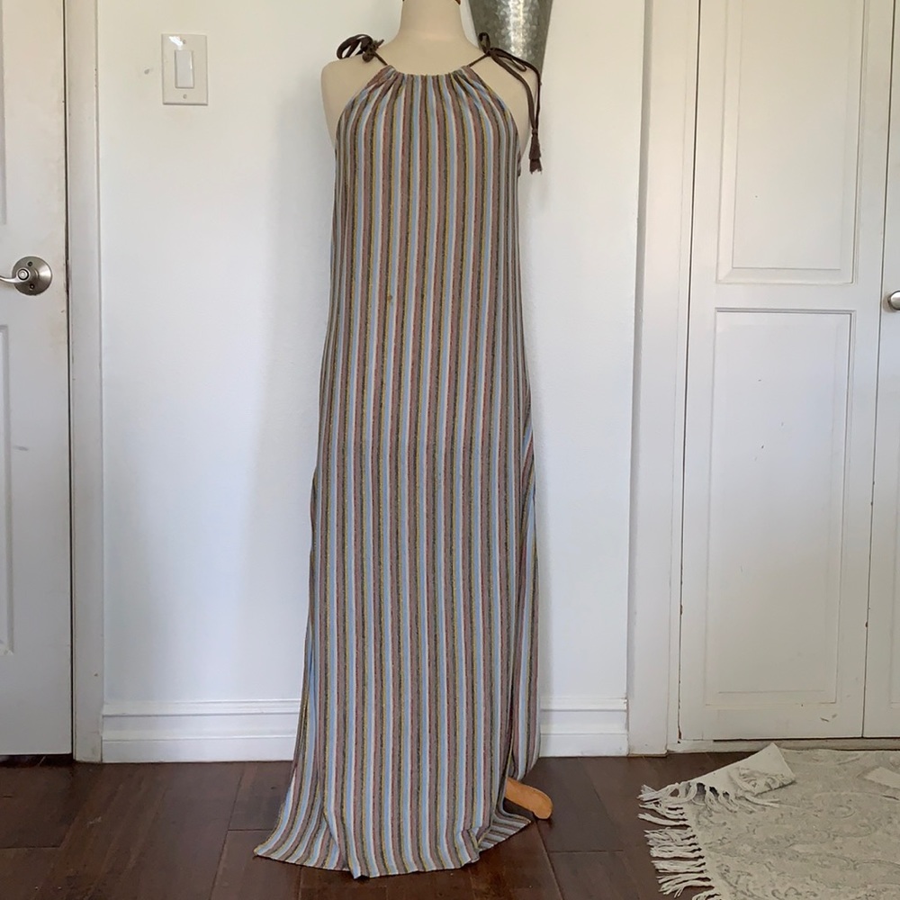Zara stripped maxi dress